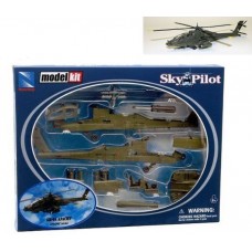 New Ray 25525 - Sky Pilot Model Kit Apache Ah64, Scala 1:55